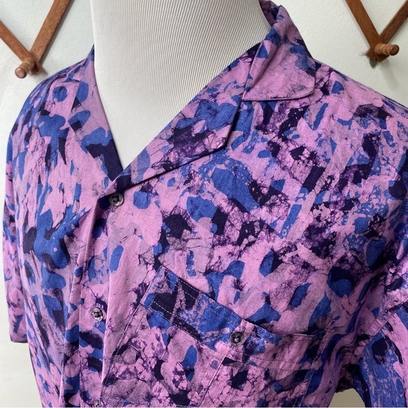 Abstract Button Up Shirt Made In Ghana - Picture 9 of 16